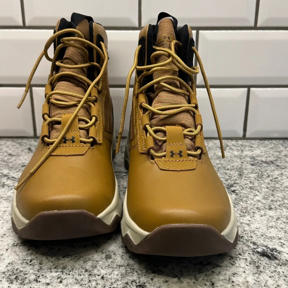 Under Armour‎ Kids Stellar G2 6 Inch Boots Tan Youth Size 7Y Waterproof